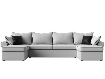 Большой П-образный диван Элис, Белый (экокожа) в Ишиме - предосмотр 3