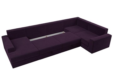 П-образный диван Майами, Фиолетовый (Велюр) НПБ в Тюмени - предосмотр 1