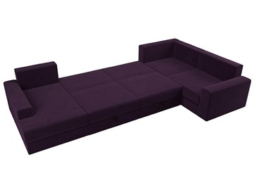 П-образный диван Майами, Фиолетовый (Велюр) НПБ в Тюмени - предосмотр 2