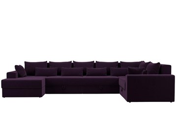 П-образный диван Майами, Фиолетовый (Велюр) НПБ в Тюмени - предосмотр 6
