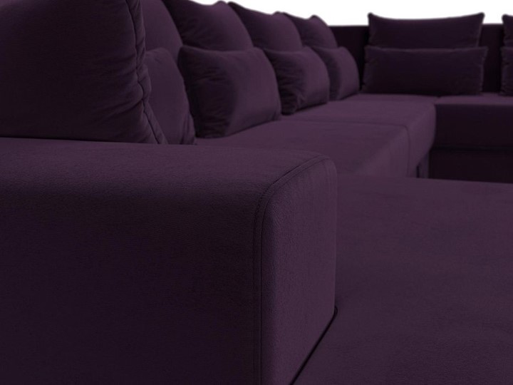 П-образный диван Майами, Фиолетовый (Велюр) НПБ в Тюмени - изображение 8