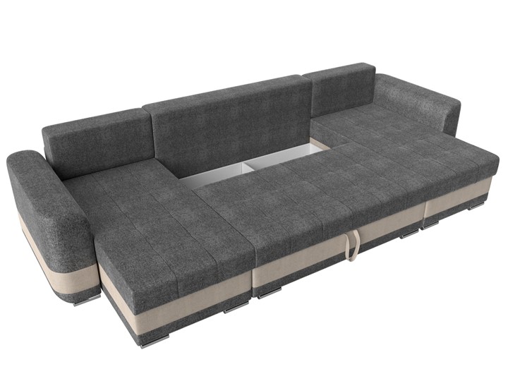 П-образный диван Честер, Серый/бежевый (рогожка) в Тюмени - изображение 6