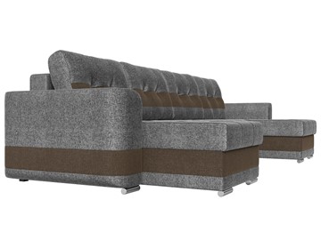 П-образный диван Честер, Серый/коричневый (рогожка) в Тюмени - предосмотр 2