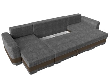 П-образный диван Честер, Серый/коричневый (рогожка) в Тюмени - предосмотр 6