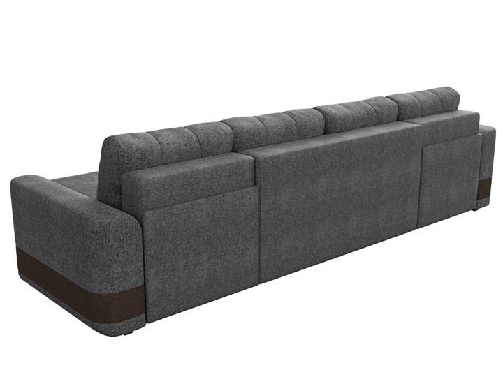 П-образный диван Честер, Серый/коричневый (рогожка) в Тюмени - изображение 8