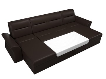 Большой П-образный диван Клайд, Коричневый (Экокожа) в Заводоуковске - предосмотр 1