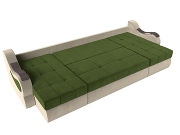 П-образный диван Меркурий П, Зеленый/бежевый (вельвет) в Тюмени - предосмотр 5
