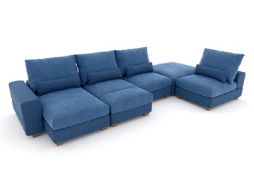 П-образный диван V-10-M П (П1+Д4+Д2+УС+ПС), Memory foam в Тюмени