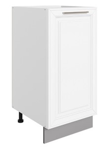 Шкаф рабочий Мишель L400 (1 дв. гл.) эмаль (белый/белый) в Тюмени