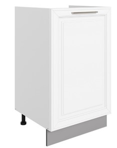 Шкаф рабочий Мишель под мойку L500 (1 дв. гл.) эмаль (белый/белый) в Тюмени