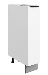 Тумба кухонная Стоун L200 (1 дв.гл.) (белый/джелато софттач) в Тюмени - предосмотр