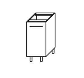 Кухонная тумба Мыло,для посудомоечной машины 820*600*525 мм, СПМ 600 в Тюмени - предосмотр