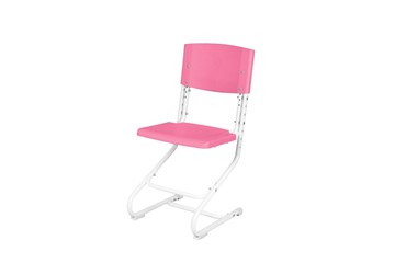 Регулируемый детский стул СУТ.01 Пластик (рост от 130 см), Розовый в Тюмени