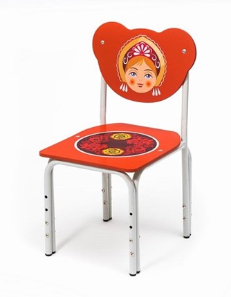 Детский стул Матрешка (Кузя-МТ(1-3)КрСр) в Тюмени - изображение