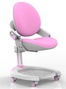 Кресло растущее Mealux ZMAX-15 Plus, Y-710 PN, белый металл, обивка розовая однотонная в Заводоуковске