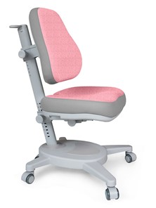 Растущее кресло Mealux Onyx (Y-110) G + DPG  - серое + чехол розовый с серыми вставками в Заводоуковске