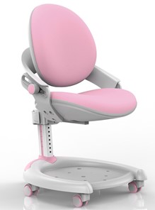 Кресло Mealux ZMAX-15 Plus, Y-710 PN Light, белый металл, обивка светло-розовая однотонная в Тюмени