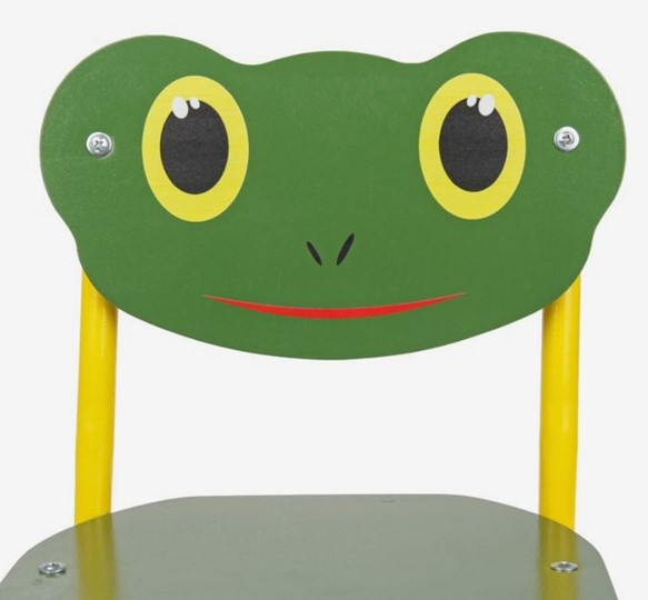 Детский стул Лягушонок (Кузя-ЛГ(1-3)ЗЖ) в Ишиме - изображение 1