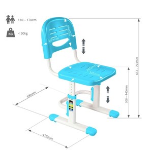 Растущий стул SST3 Blue в Заводоуковске - предосмотр 4