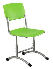 Детский стул регулируемый Отличник.3 3-5, Салатовый RAL 6038/Светло-серый в Ишиме