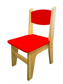 Детский стульчик Вуди красный (H 300) в Ишиме