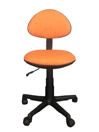 Детское крутящееся кресло LB-C 02, цвет оранжевый в Тюмени - изображение