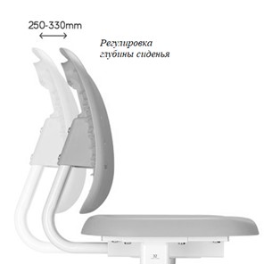 Растущая парта и стул Piccolino III Grey в Тюмени - предосмотр 1
