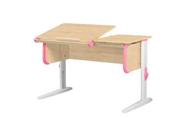 Растущий стол 1/75-40 (СУТ.25) Бежевый/Белый/Розовый в Ишиме