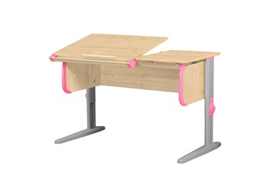 Растущий стол 1/75-40 (СУТ.25) Бежевый/Серый/Розовый в Тюмени