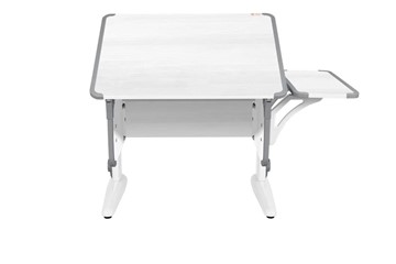 Детский стол-трансформер 4/75 (СУТ.41) + Polka_b 4/550 Рамух белый/белый/серый в Тюмени