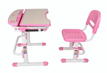 Растущая парта + стул Sorriso Pink в Ишиме