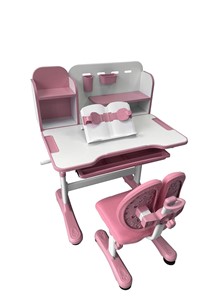 Растущая парта и стул Vivo Pink FUNDESK в Ишиме - предосмотр 2