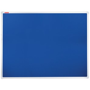 Доска  для объявлений c текстильным покрытием для объявлений 60х90 см синяя, ГАРАНТИЯ 10 ЛЕТ, РОССИЯ, BRAUBERG, 231700 в Тюмени