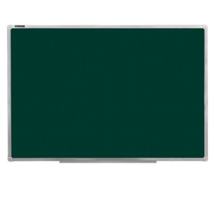 Доска  для мела 90х120 см, зеленая, ГАРАНТИЯ 10 ЛЕТ, РОССИЯ, BRAUBERG, 231706 в Заводоуковске - изображение
