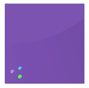 Доска магнитная настенная BRAUBERG 45х45 см, фиолетовая в Тюмени - предосмотр
