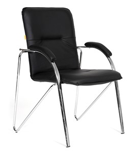 Кресло CHAIRMAN 850 Экокожа Terra 118 черная в Тобольске