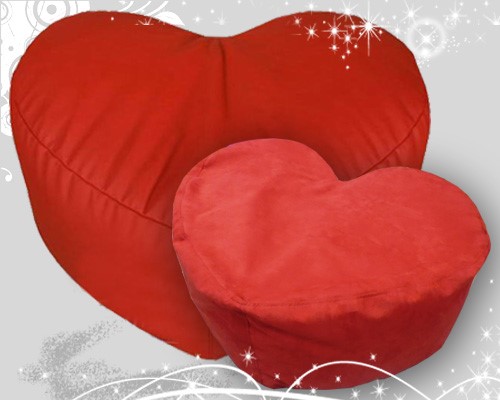 Кресло-мешок Сердце-пуф в Заводоуковске - изображение