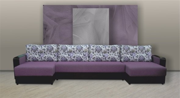 П-образный диван Виват Б Каре в Тюмени - изображение