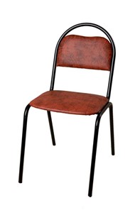 Офисный стул Стандарт СРП-033 Эмаль коричневый кожзам в Тюмени
